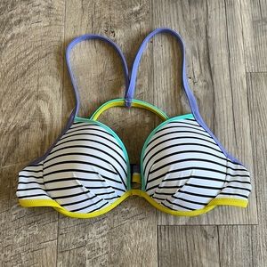 Victoria’s Secret Striped Bikini Top.